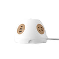 Smart wireless charging socket - dorm, office, and home use - multi-function usb power strip with night light