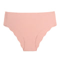 fashionplus size seamless wavy edge underwear for women soft breathable cotton ladies ice silk briefs wholesale