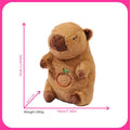 children's plush toy breathing capybara doll musical light-up soothing baby doll gift