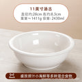 Ceramic large bowl for homepure white large soup bowl hotel supplies pot pickled fish large bowl and basin restaurant tableware