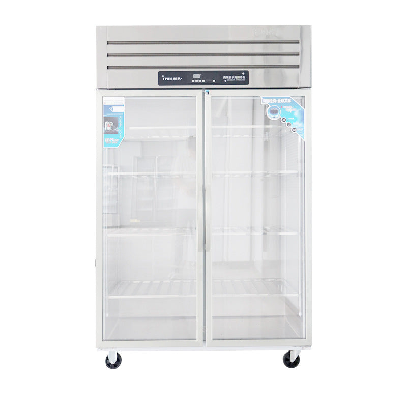 Beverage display refrigerator - vertical, high-capacity beer and beverage cooler for convenience stores and restaurants