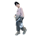 Boys' fall fashion streetwear sweatshirt - new  autumn collection - big kids' long-sleeve top - korean style, cool & trendy