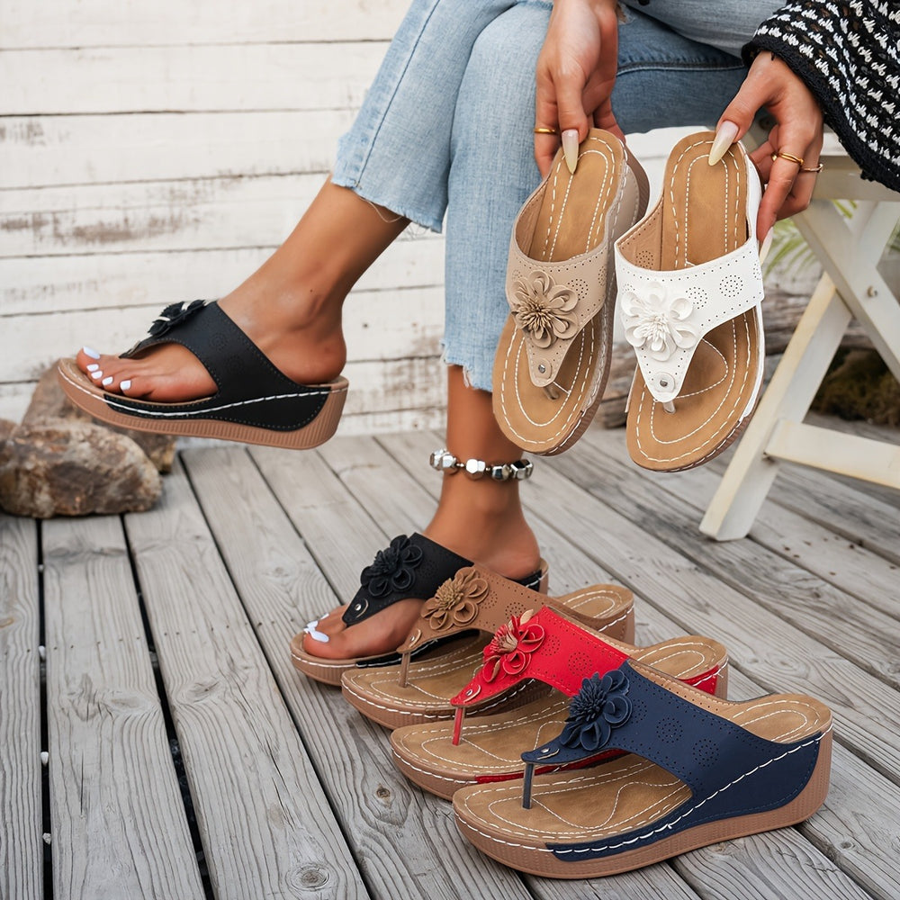 summer new arrival: plus size women's casual comfort open-toe slip-on sandals for wholesale