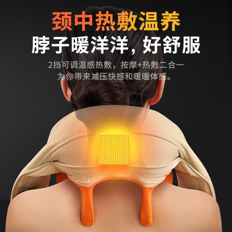 Shoulder and neck clamp kneading massager to relax the trapezius muscle silent brushless motor dragon claw hand artificial person kneading massage shawl