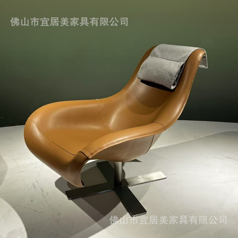 Duck tongue horse special-shaped popular casual chair scandinavian designer fiberglass reception lounge chair art creative sofa chair