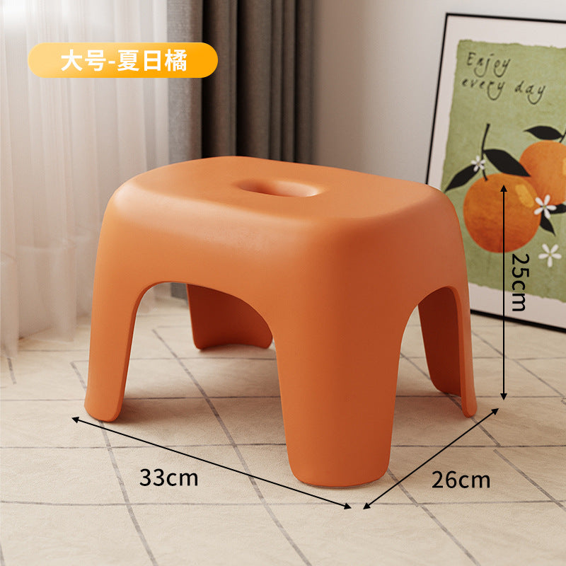 Plastic stool kids washbasin step stool for homethickened small stool adult non-slip stool shoe changing stool low stool