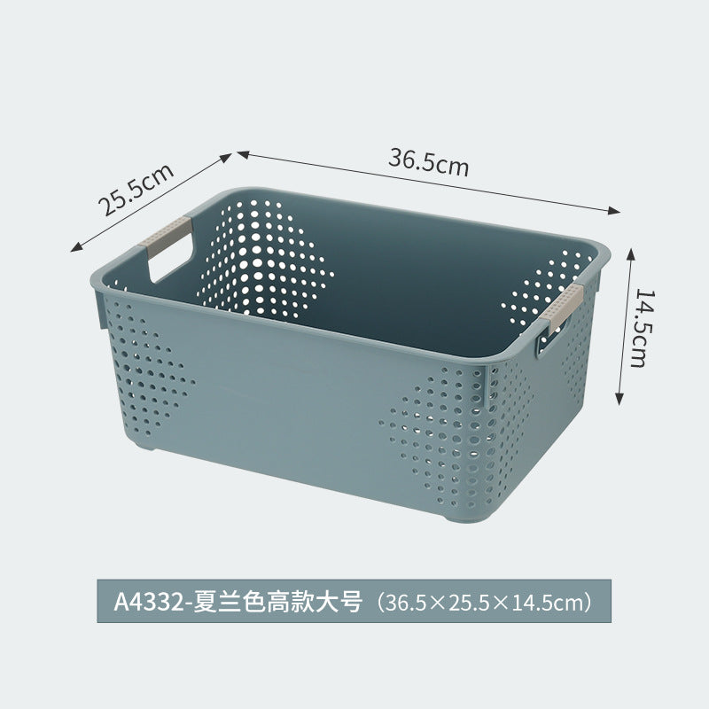 Wholesale desktop storage basket sundries storage box storage basket rectangular snack toy storage basket finishing box