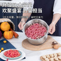 New stainless steel automatic meat grinder - 5l large capacity home food processor for grinding meat and making meat filling