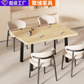 Source factory casual modern dining table for homecasual small apartment negotiation table computer study table office desk