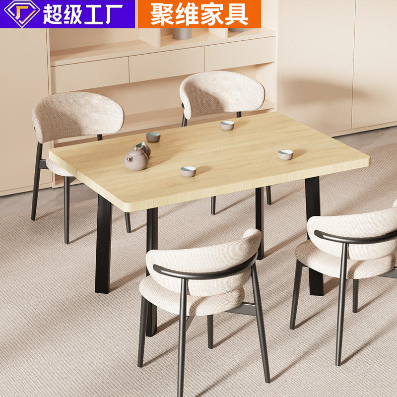 Source factory casual modern dining table for homecasual small apartment negotiation table computer study table office desk