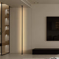 Minimalist skyline atmosphere lamp, bedroom bedside linear lamp, living room entrance long strip, no master wall lamp