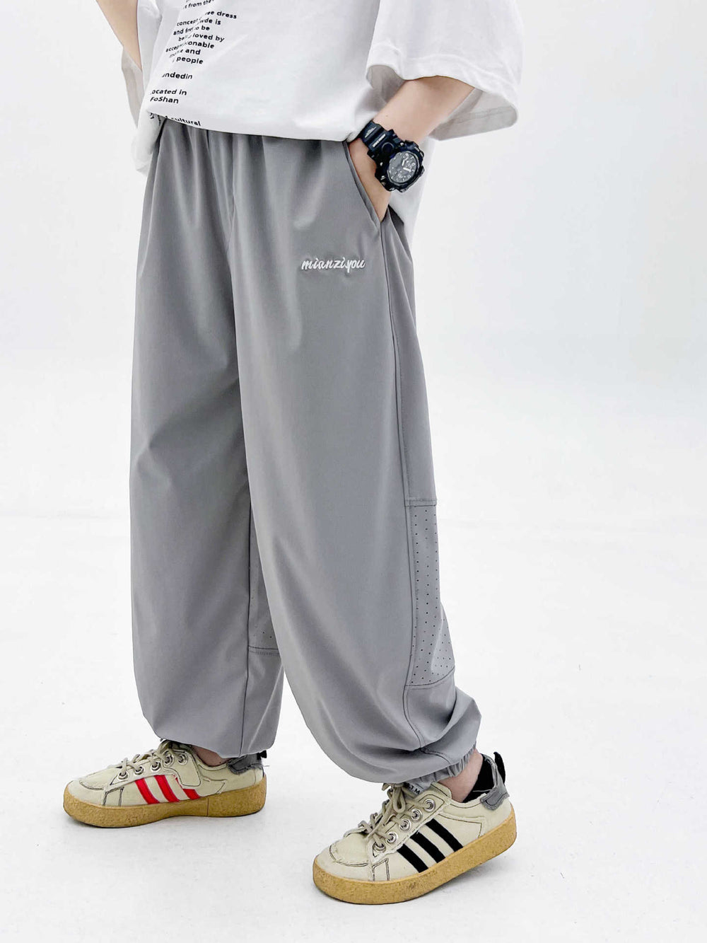 [high elasticity on all sides] summer trendy soft, thin, loose, cool and quick-drying pants