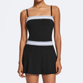 Jinke new arrivalfake two-piece fashion sports skirt suitoutwear outdoor golf tennis skirt running yoga wear for women