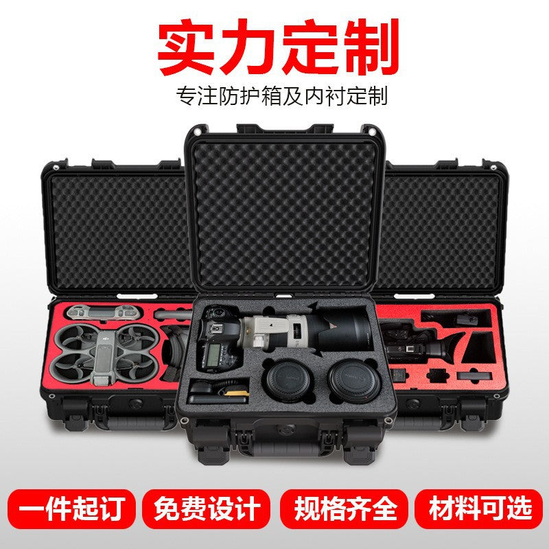 Small boxes, game consoles, sports camera storage boxes, storage boxes and other small products are lined with one-stop