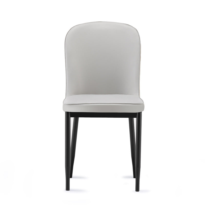 Luxury dining chair - home & hotel use - leather seating - direct from manufacturer - multiple colors available - belle chair - reception chair