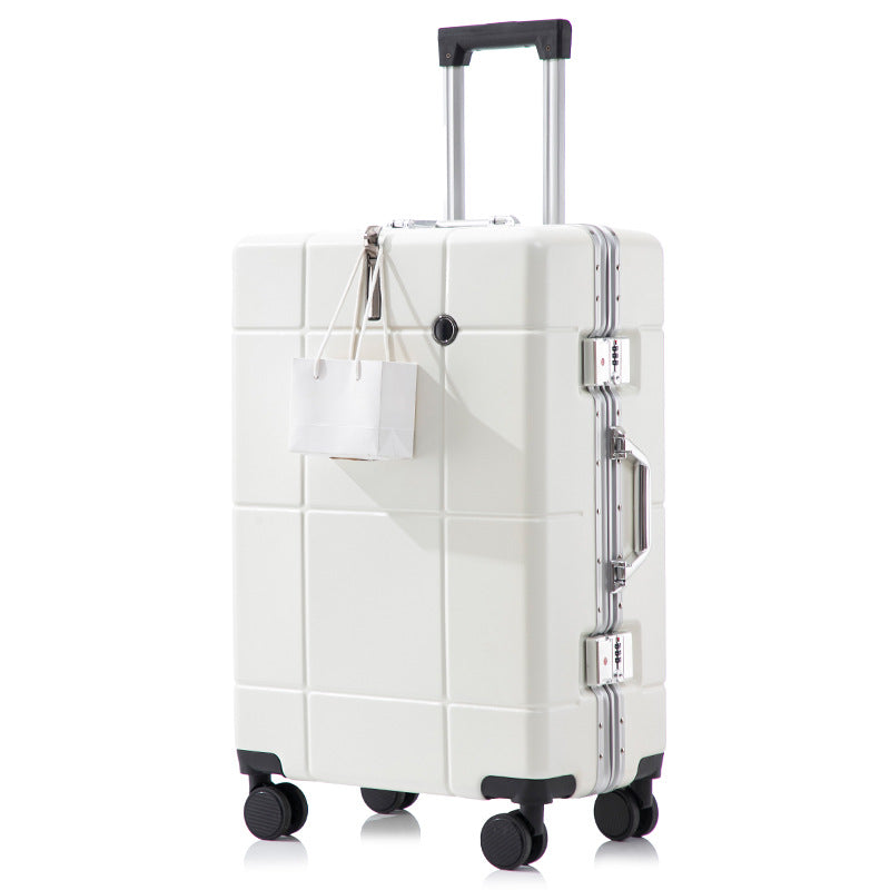 2025 luggage simple Internet celebrity ins retro travel 24 inch box 26 inch trolley case silent wheel durable