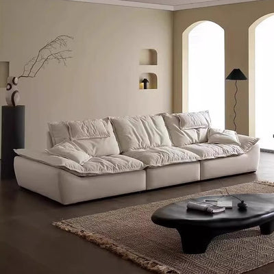 Foshan extra wide seat deep high back adjustable fabric auckland sailboat sofa anti-cat claw cream style sofa