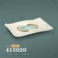 New gold inlaid with jade 415020