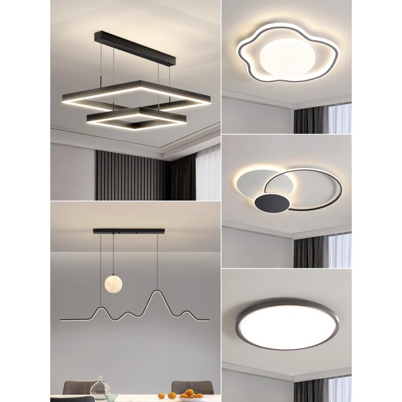 Living room light whole house package lighting modern simple atmosphere living room main light minimalist bedroom dining room home chandelier 1