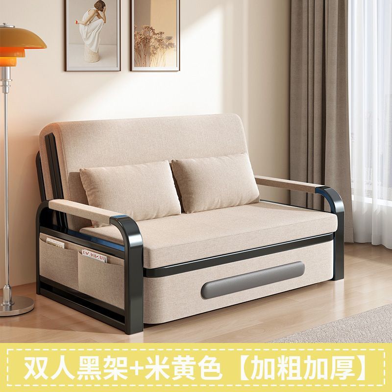 Sofa bed foldable dual-purpose small apartment retractable bed single popular style living room balcony multifunctional bed 2025new arrival