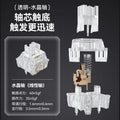 Sangee sg99 black transparent custom mechanical keyboard - gasket mount, wireless tri-mode, crystal keycaps, gaming edition