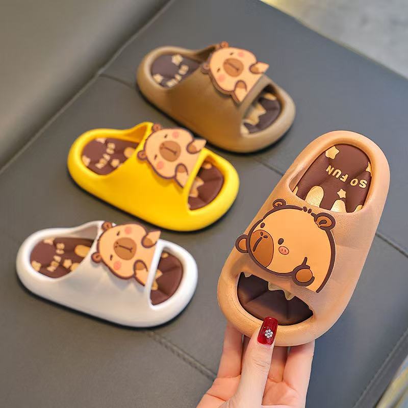 2025 kids' clogs: soft, non-slip indoor slippers for toddlers, infants, and children - perfect for bath time and matching family styles