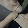 Wholesale alloy figurine pendants - european & american cross-border jewelry, niche high-end, unique couple anime layered necklaces for women