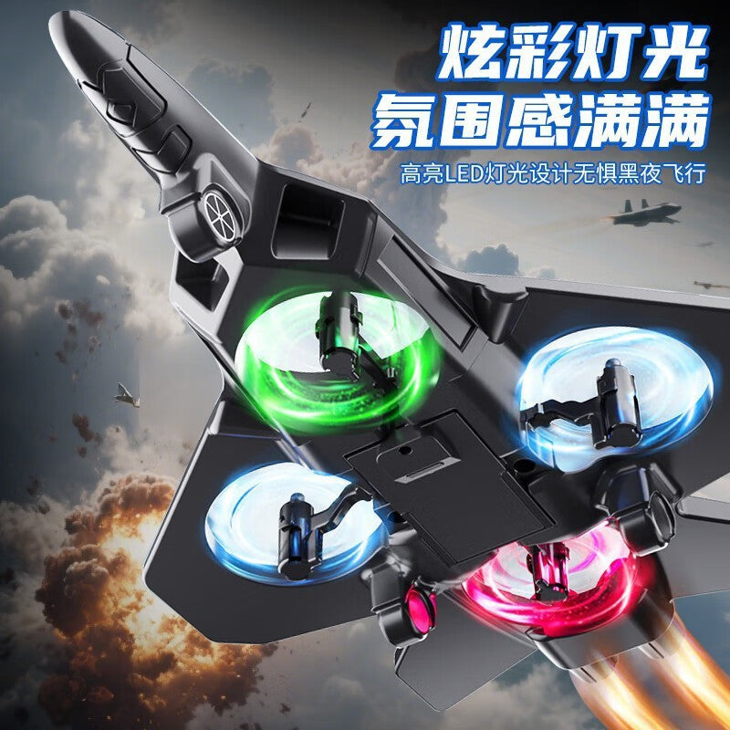 hot-selling remote control airplane: kids' foam stunt drone, drop-resistant, altitude-holding quadcopter, boy's toy