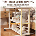 Bedside table with wheels casual small table bedroom for home student desk simple adjustable dormitory lazy computer desk