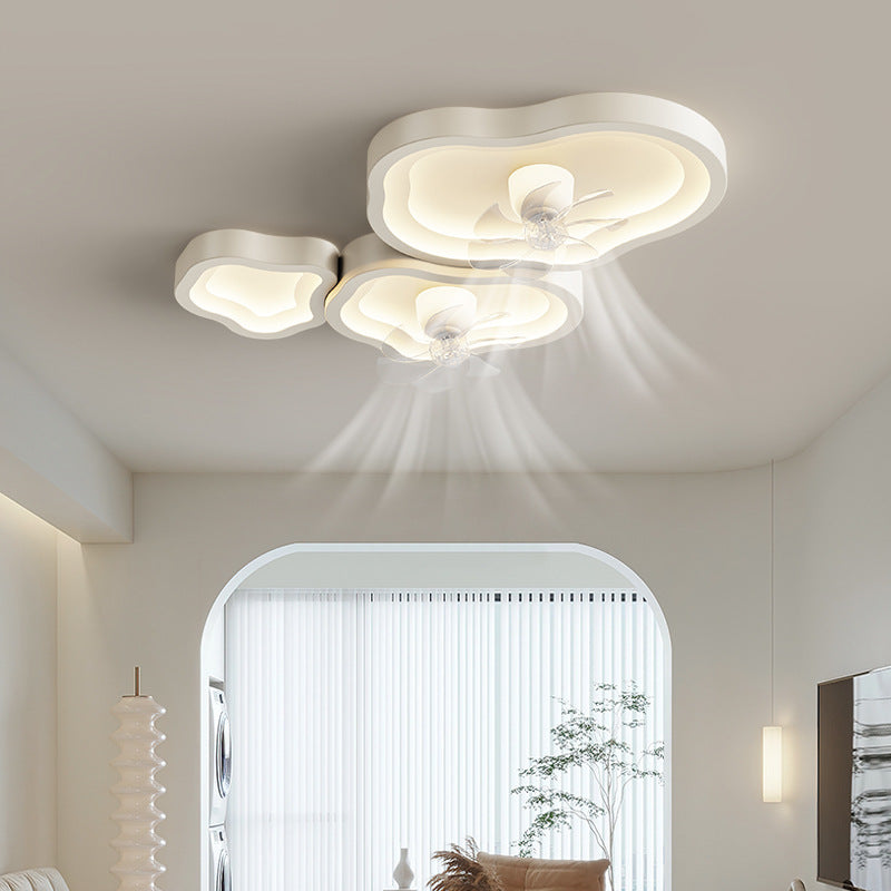 Whole House Lighting Package Nordic Creative Cloud Bedroom Light Modern Simple Light Luxury Moving Head Fan Light Living Room Light