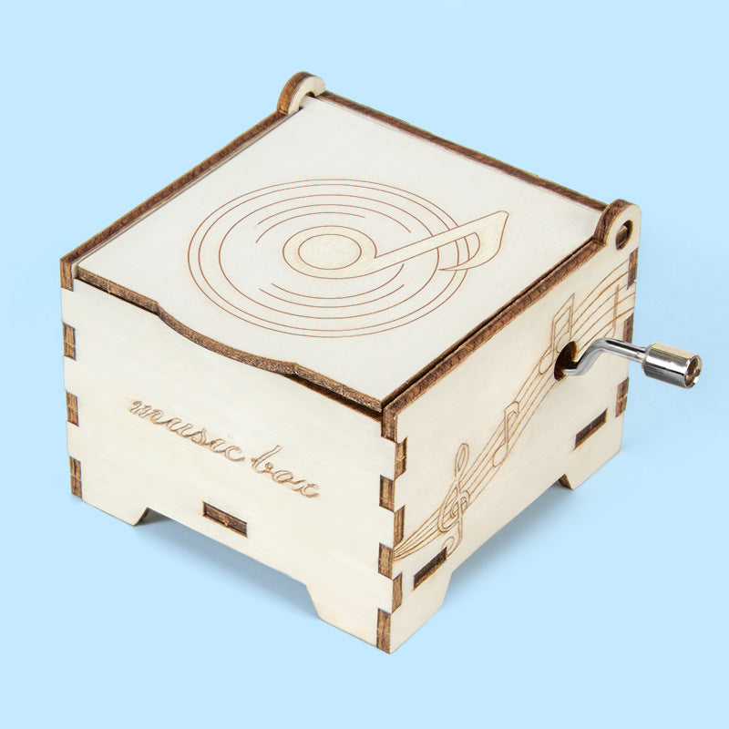 Processing custom science small experiment DIY hand crank music box children's toy material teaching aid set source factory