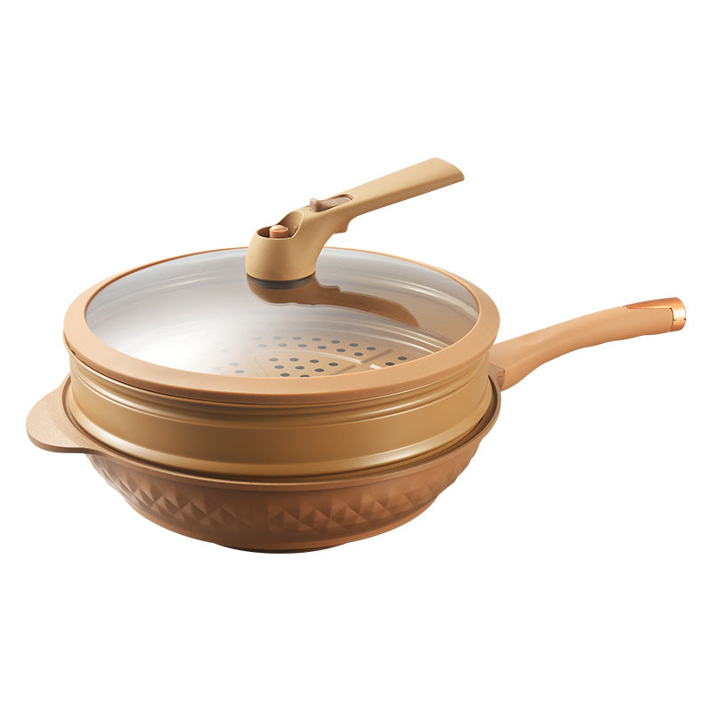 Micro-pressure clay cooking pot for home non-stick pot health pot healthy ceramic cooking pot steaming all-in-one cooking micro-pressure pot