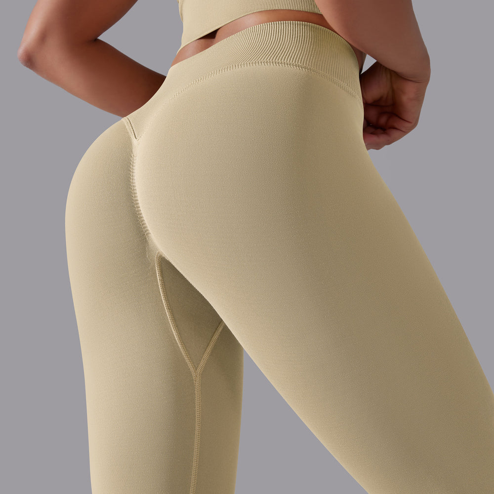 new arrival seamless peach pants high waist hip lifting tight yoga pants quick-drying sports running sweat-absorbent fitness pants