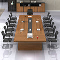 Saint li conference room large conference table bench table minimalist modern office negotiation reception table and chair set