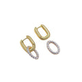 Cold style stylish small fresh 18kcasualretro copper zircon earrings new arrivaltrendy earrings hong kong style women's earrings