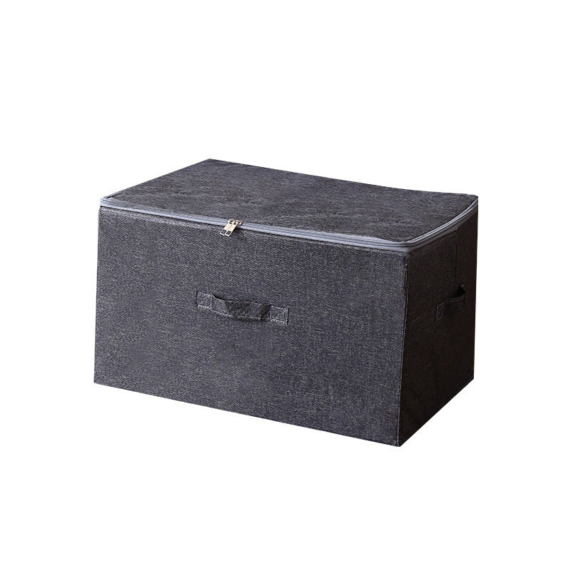 Cationic zipper storage box wardrobe clothes sorting box large capacity quilt storage box Baina box storage box