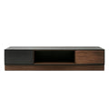 Minimalist extendable tv stand - space-saving, floor-standing coffee table for small apartments - modern, light luxury floating floor cabinet for living room