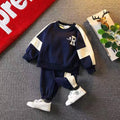Boys' fall/winter  new collection: stylish and trendy baby outfit, cool spring tracksuit, kids' sporty two-piece set