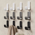 Solid hook, no need to drill holes, strong adhesive, load-bearing, traceless kitchen door, bathroom clothes hanger, sticky hook wardrobe