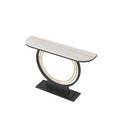 Accessible luxury bench narrow table slate console table entrance cabinet new chinoiserie bench entrance console table table against the wall semicircle
