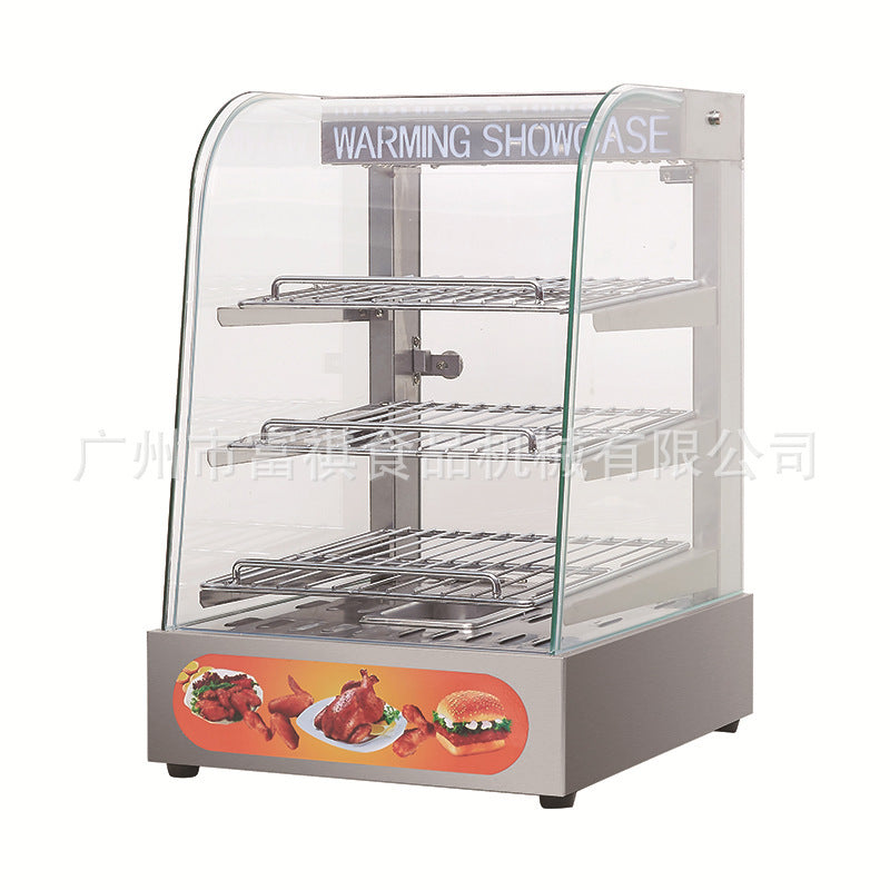 Commercial thermal insulation display cabinet stall convenience store display thermal insulation box bread egg tart cooked food constant warmth cabinet thermal insulation cabinet
