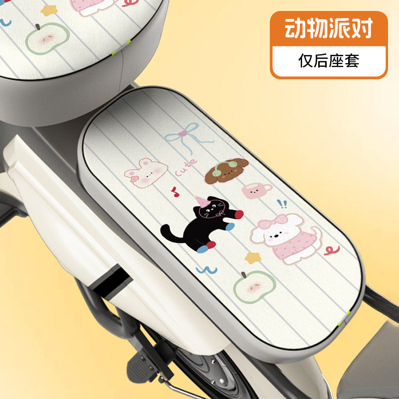 Summer new car seat cover electric vehicle battery car new sunscreen waterproof heat insulation all year roundneutral special seat cushion cover