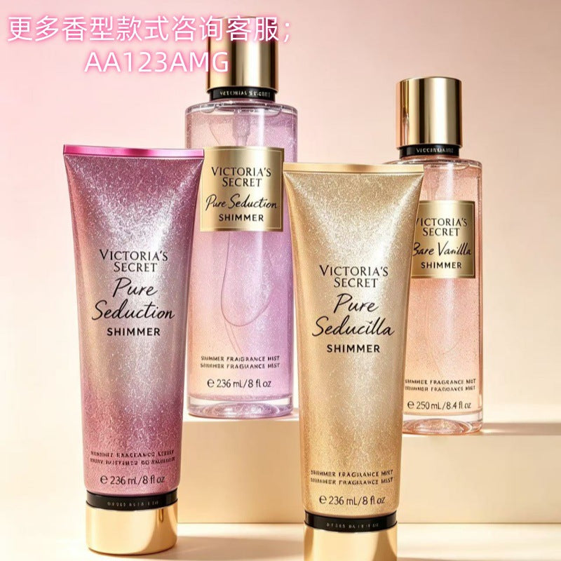 New arrival victoria's secret body lotion & fragrance spray suit moisturizing body lotion suit