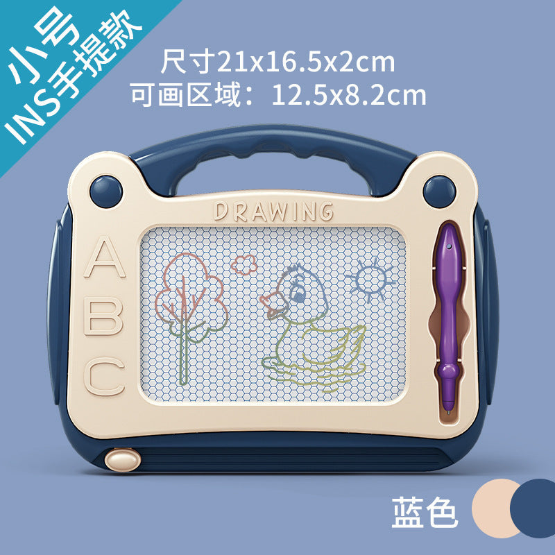 【customizable】magnetic drawing board table with feet - reusable erasable doodle board for kids - early education toy