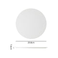 Minimalist white dinnerware restaurant hotel unique creative high-value plating dessert pastry western food plate steak plate