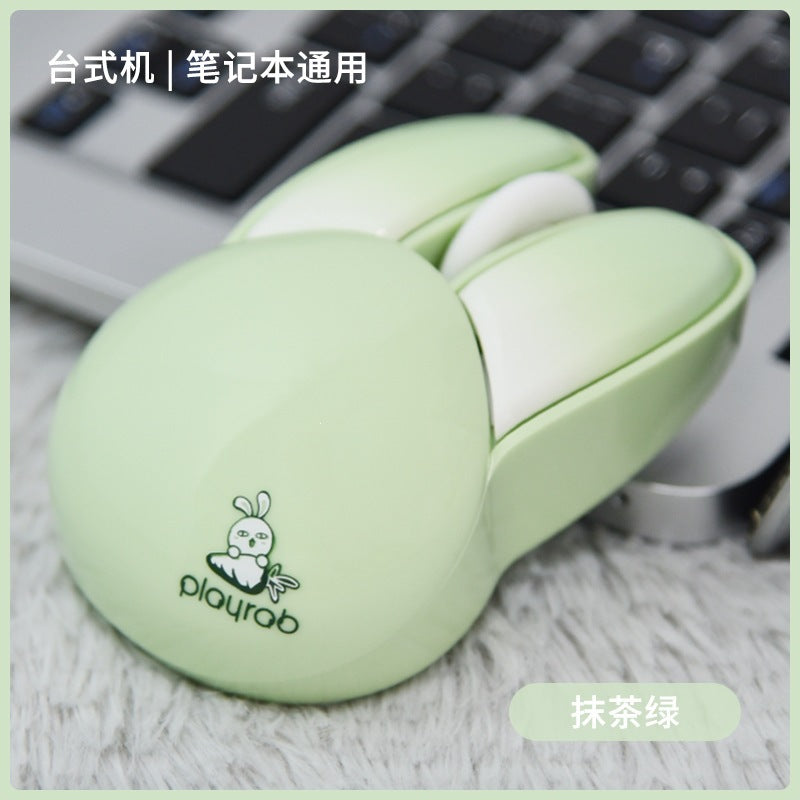Mothanshou m6 bluetooth dual-mode wireless mouse, 2.4g silent rabbit office laptop mini mouse