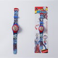Ultraman [spinning top + colorful lights + flip-open time display]