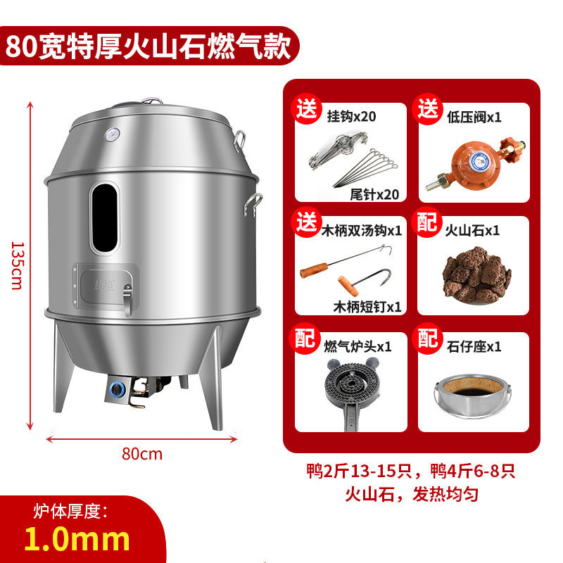 Jinheng commercial roast duck stove double layer charcoal roast duck stove roast chicken stove crispy pork belly hanging stove roast goose stove stainless steel