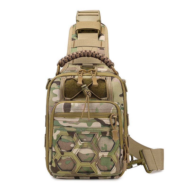 Cross-border  outdoor sports shoulder backpack outdoor new shoulder bag jungle camouflage multi-functional shoulder bag