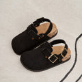 2026 new cross-border children's birkenstock-style sandals with heel strap, european and american style, lightweight parent-child flip-flops, export size 28-37